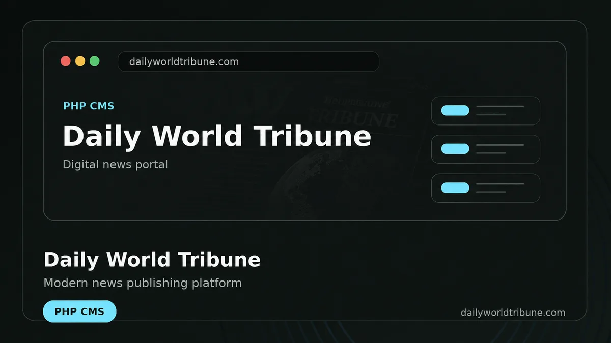 Daily World Tribune project preview
