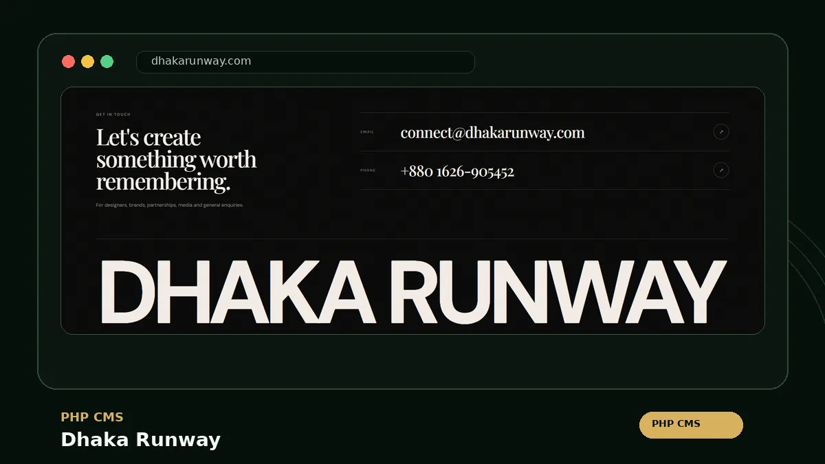 Dhaka Runway project preview