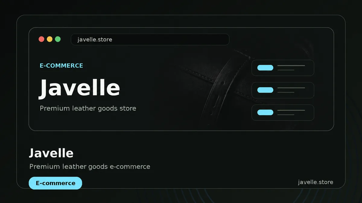 Javelle project preview